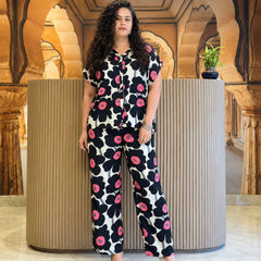 Noir Bloom Luxe Co-Ord Set