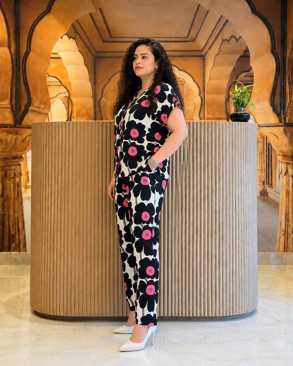 Noir Bloom Luxe Co-Ord Set
