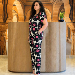 Noir Bloom Luxe Co-Ord Set