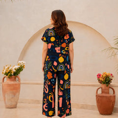 Women’s Abstract Printed Co-Ord Set