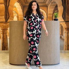 Noir Bloom Luxe Co-Ord Set