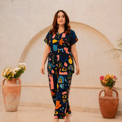 Women’s Abstract Printed Co-Ord Set