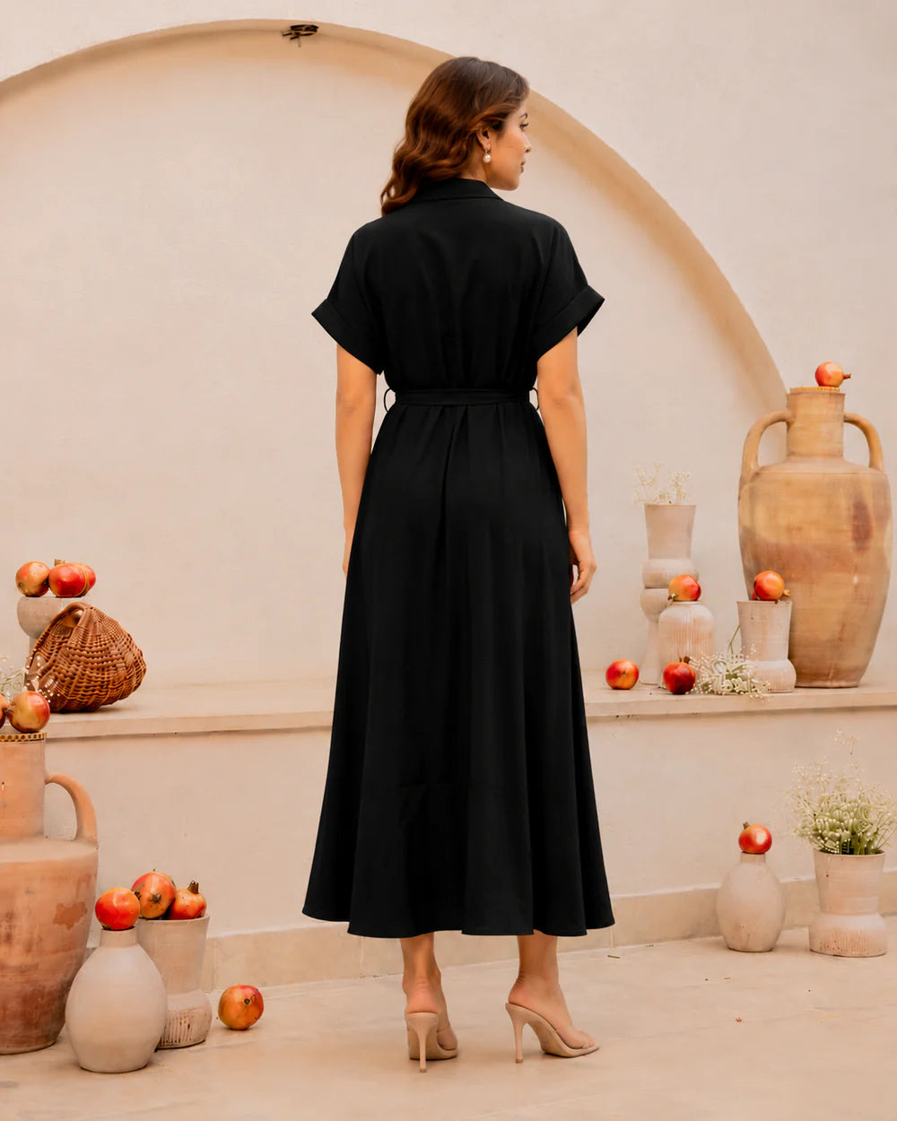 Midi Dress -Black