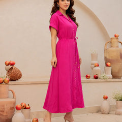Midi Dress -Pink