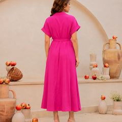 Midi Dress -Pink
