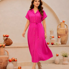 Midi Dress -Pink