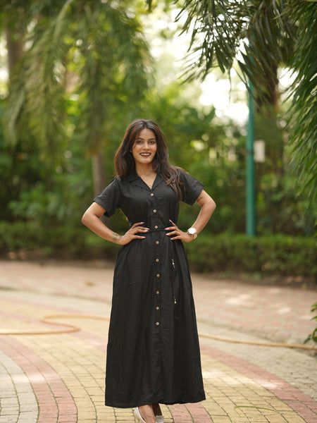 Midi Dress -Black