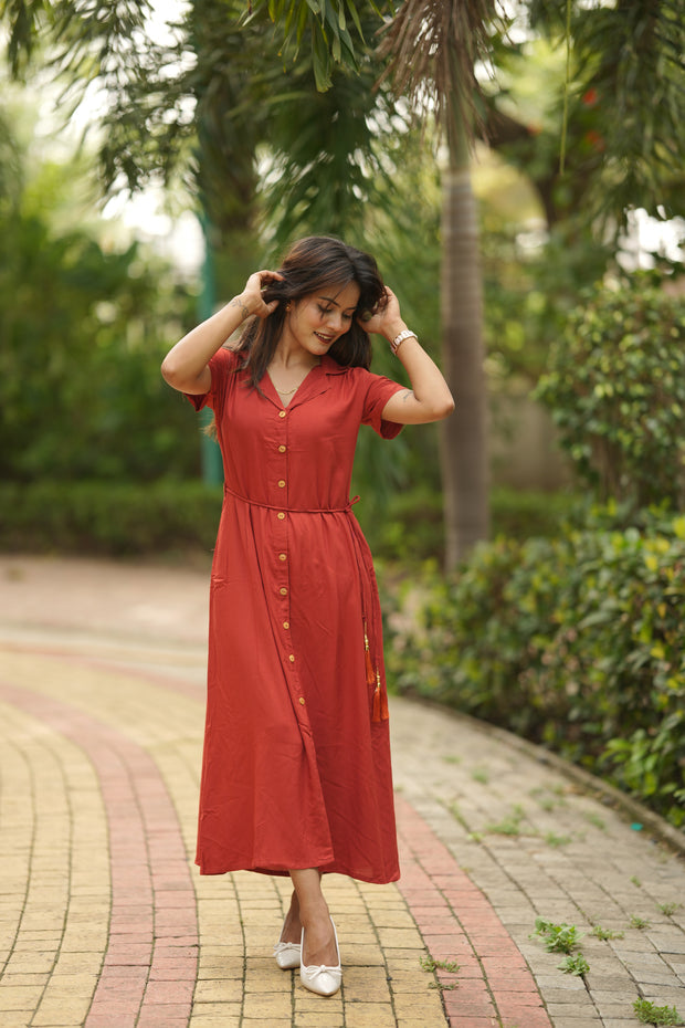 Stylish Everyday Wear Long Midi