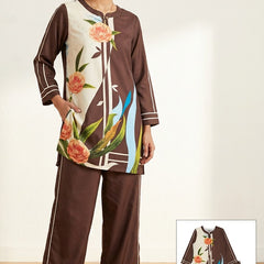 Elegant Floral Printed Co-Ord Set