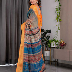 Premium Designer Linen  Saree