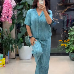 Sky Pure Linen Co-ord Set