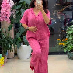 Designer Pure Linen Co-ord Set
