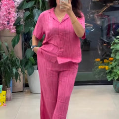 Designer Pure Linen Co-ord Set