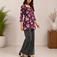 Office Wear Tunic Set Combo ( 4 Pieces)