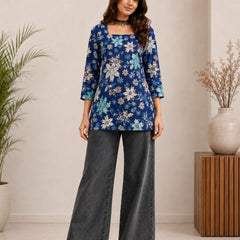 Office Wear Tunic Set Combo ( 4 Pieces)
