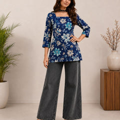 Office Wear Tunic Set Combo ( 4 Pieces)
