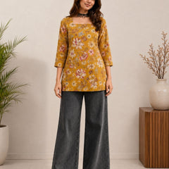 Office Wear Tunic Set Combo ( 4 Pieces)