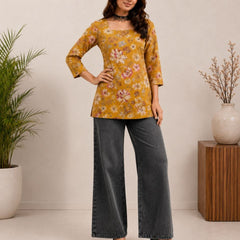 Office Wear Tunic Set Combo ( 4 Pieces)