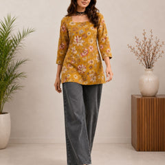 Office Wear Tunic Set Combo ( 4 Pieces)
