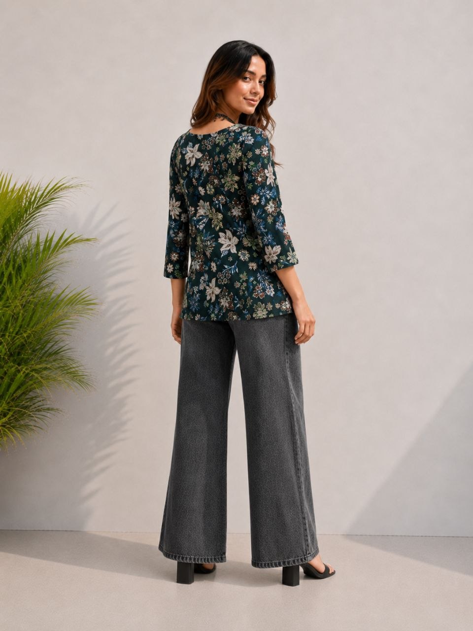 Office Wear Tunic Set Combo ( 4 Pieces)