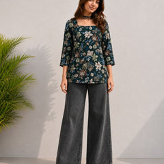 Office Wear Tunic Set Combo ( 4 Pieces)
